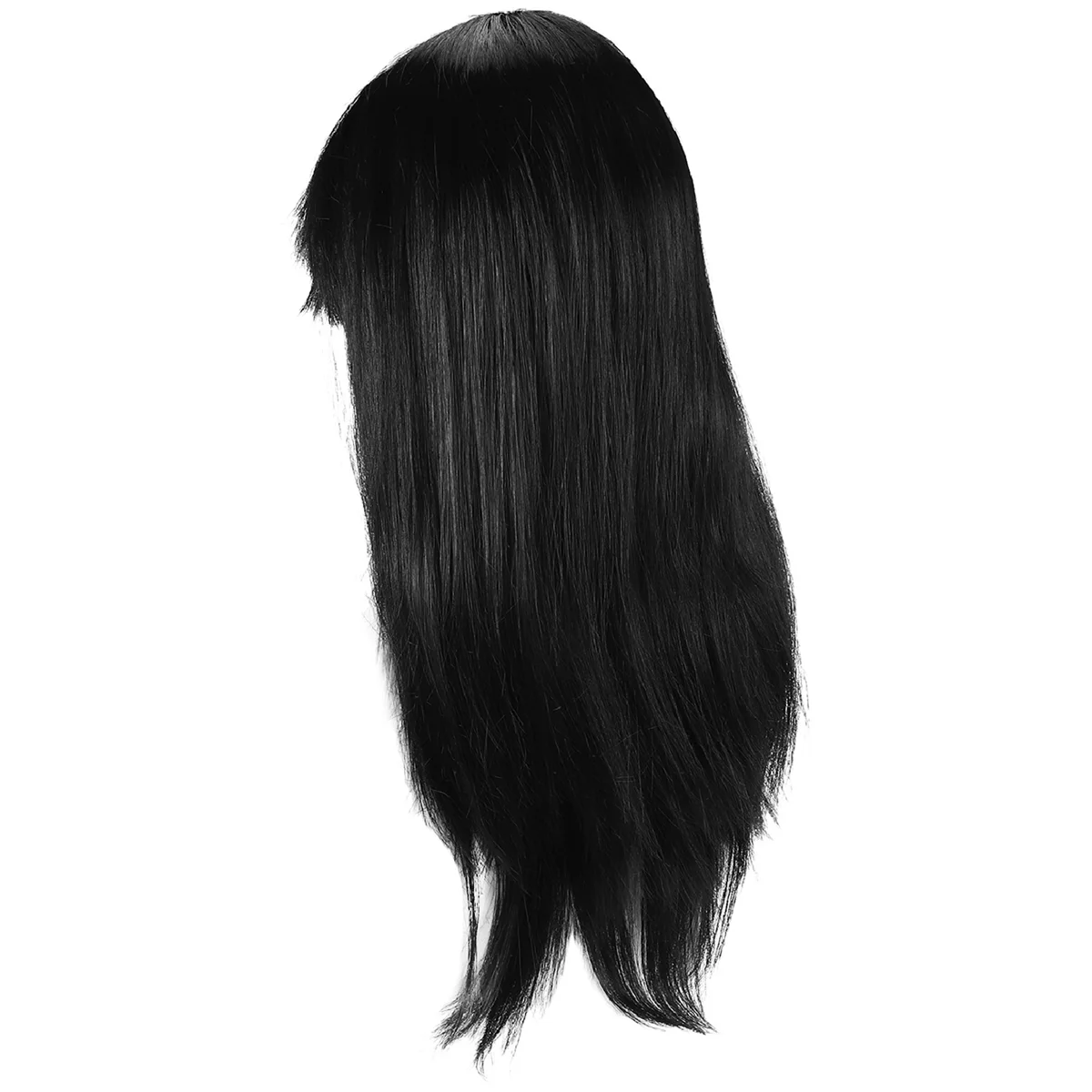 Black Stylish Women Long Straight Wigs Dress Cosplay Costume Wig