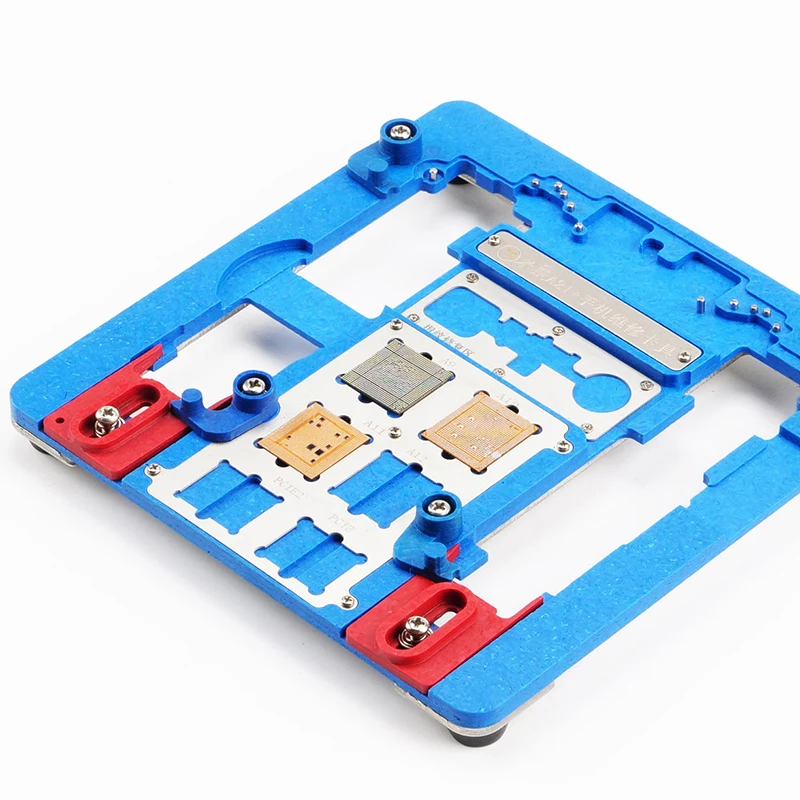 MiJing A21+ PCB Holder Fixture for Phone 5C-XR Logic Board Clamp CPU Nand Chip Motherboard Repair Jig Tool