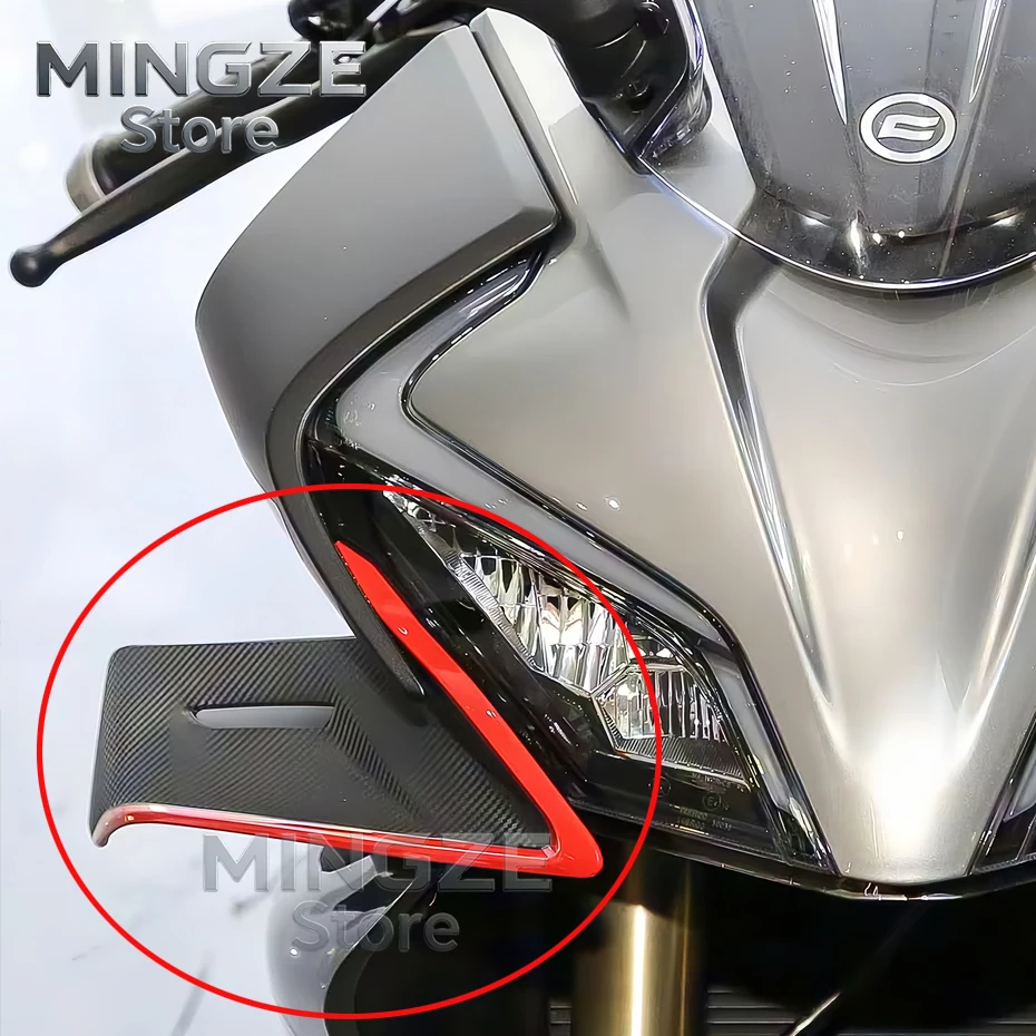 For CFMOTO CF 450SR 450SRS Original Winglet Side Downforce Naked Spoiler Fixed Fairing Wing Deflector Motorcycle Parts 450SR/SRS