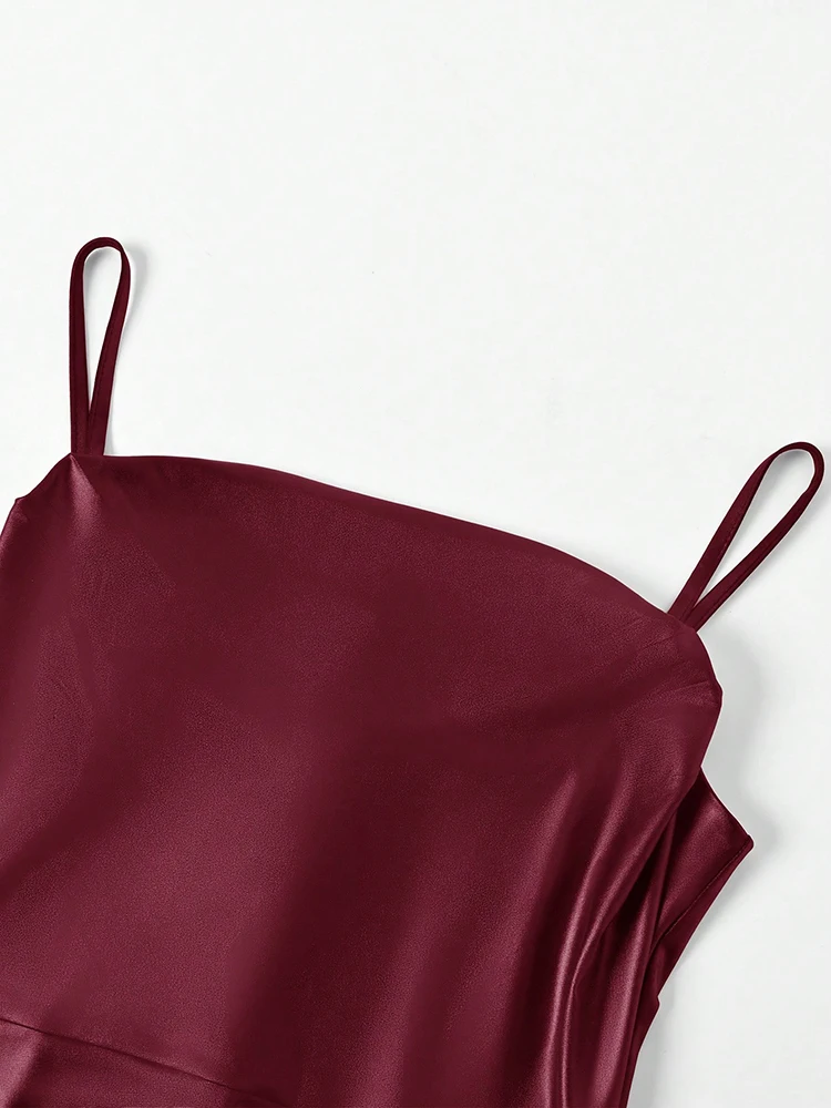 فساتين الصيف النسائية الأنيقة مثير الصلبة السباغيتي حزام ميدي فساتين طويلة Bodycon الورك التفاف نادي فساتين الحفلات الملابس النسائية