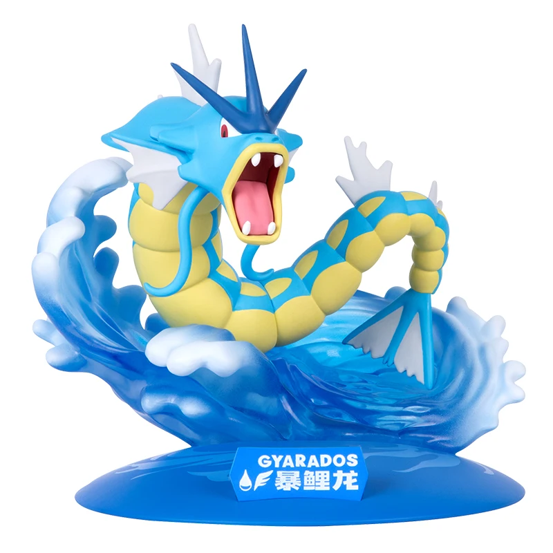 Pokemon Anime Actionfiguren Gyarados Puppe Funism Original Desktop-Ornamente Unterstützungsmodell Spielzeug Geburtstagsgeschenk