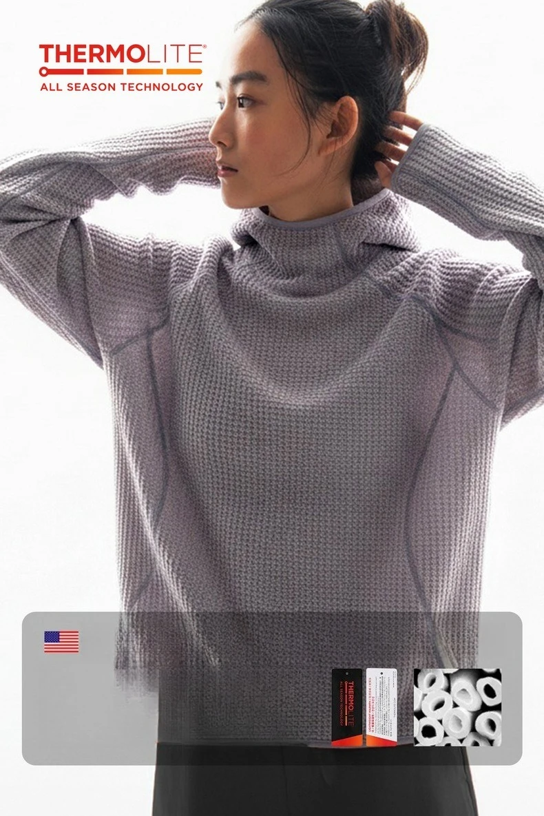 سويت شيرت رجالي خفيف الوزن معزول للاستخدام الخارجي للرجال والنساء للتخييم في الهواء الطلق والمشي لمسافات طويلة وركوب الدراجات