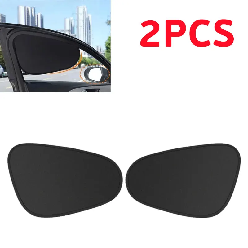 1set Portable Car Side Window Sun Shade Curtain Auto Heat Insulation Sun Visor Privacy Protection Car Interior Sunshield