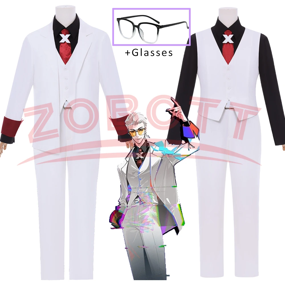 

TO BE HERO Nice X Cosplay Costume White Suit Roleplay Unisex Uniform Outfit Halloween Expo Anime Clothes Vest Pants