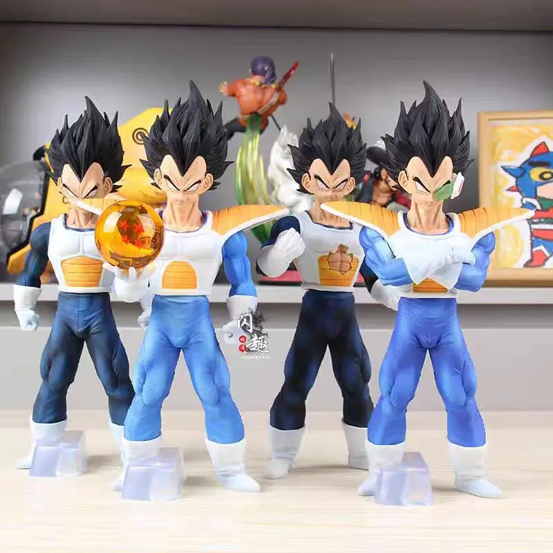 28cm Dragon Ball Z Vegeta Figure 4 Forms Vegeta Figurine Action Figure Pvc Model Statue Collection Decoration  Toys Gift Doll