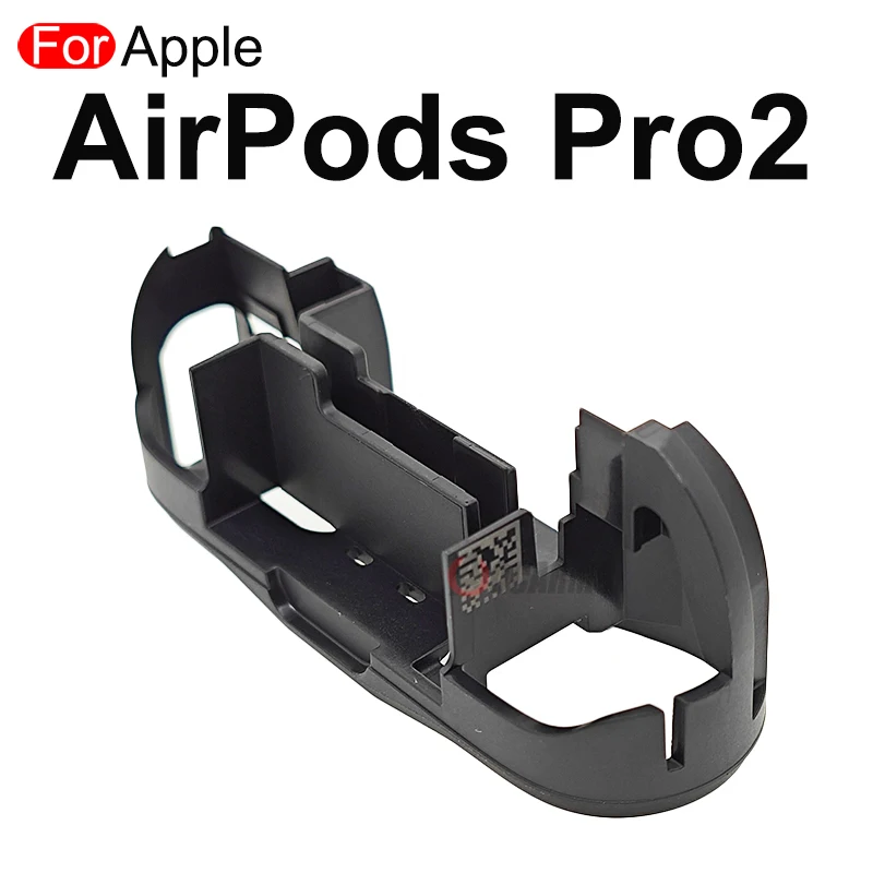 Aocarmo For Apple AirPods 3 Pro Pro2 Battery Holder Black Plastic Bracket For Charging Case Battery Box Compartment Repair Part