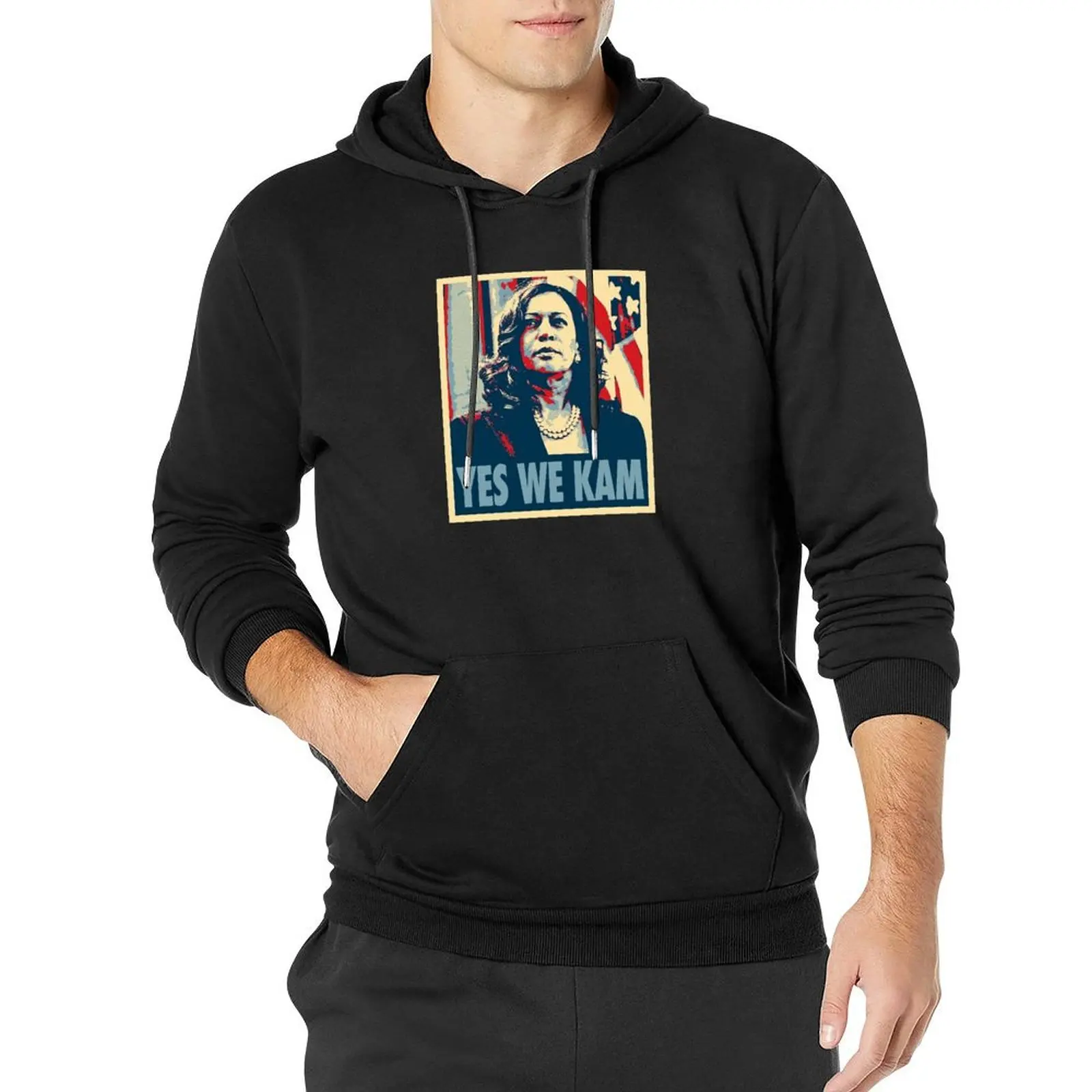 Kamala Harris - Yes We Kam Pullover Hoodie anime clothes blouse japanese style korean style clothes hoodie streetwear