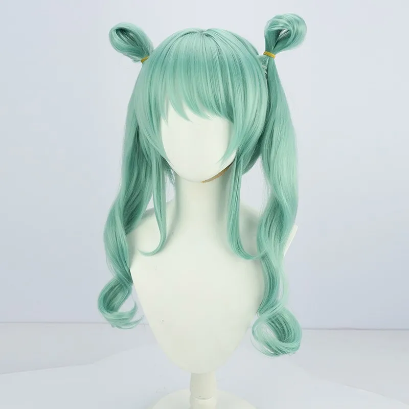 Anime Project Sekai colorato palcoscenico Miku parrucca cosplay donne adulte verde resistente al calore capelli sintetici accessori di scena di Halloween