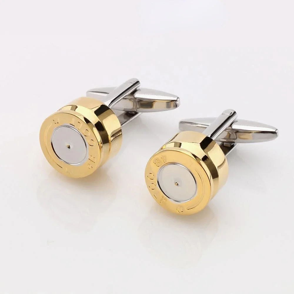 

Quality Bullet Modeling Cufflinks Cuff Links Men's French Style Sequin Fashion Cufflinks Business Cufflinks