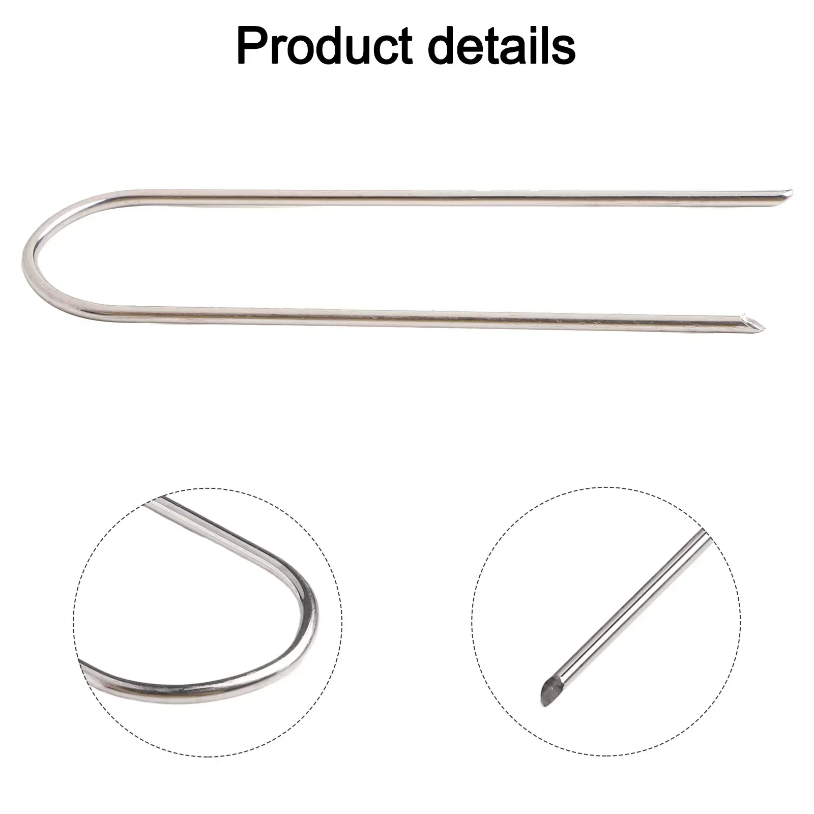 

For Agricultural Projects Galvanized Landscape Spike U-Type Garden Staples Long Lasting Garden Staples For Projects