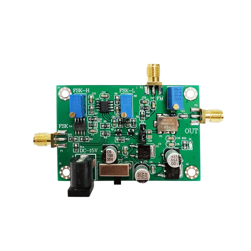 

FM modulation module board 2FSK audio signal modulation signal input 50M-160M adjustable