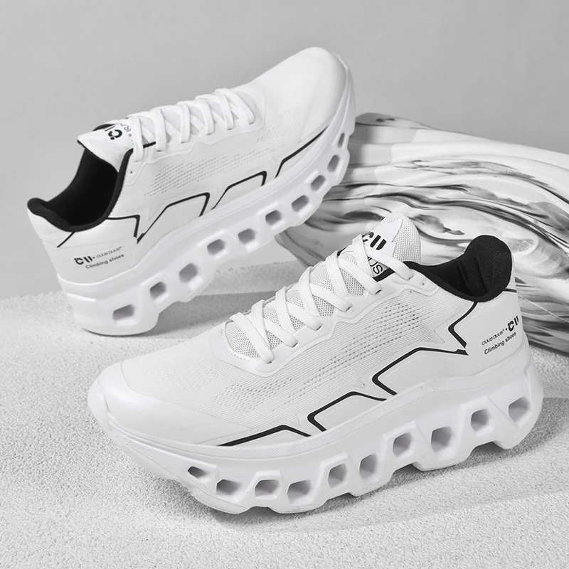 

Мужские кроссовки для тенниса на открытом воздухе с мягкой подошвой, дышащие, повседневные, спортивные, с сетчатой поверхностью, амортизирующие, для бега