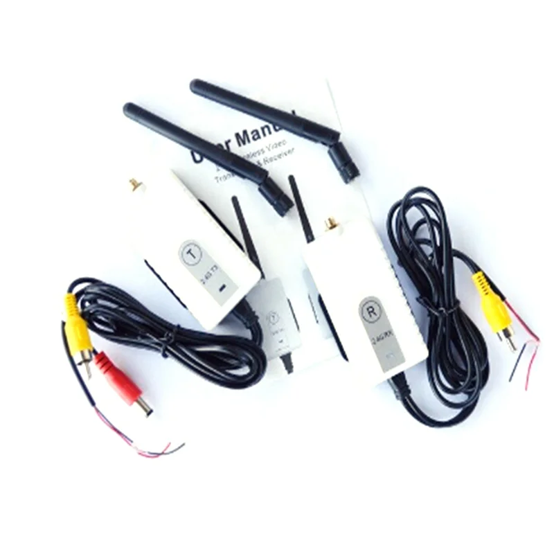 

2.4G Vehicle Wireless Transmitter Receiver Kit for Truck Bus Van Lorry RV Trailer Rear View Camera 24V Video Monitor