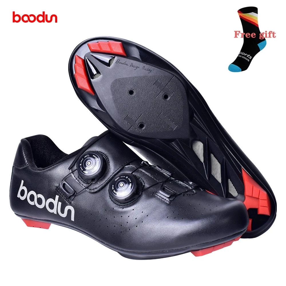 

boodun Road Bike shoes nylon sole breathable comfortable non-slip wear-resistant self-locking shoes Leisure sports cycling shoes