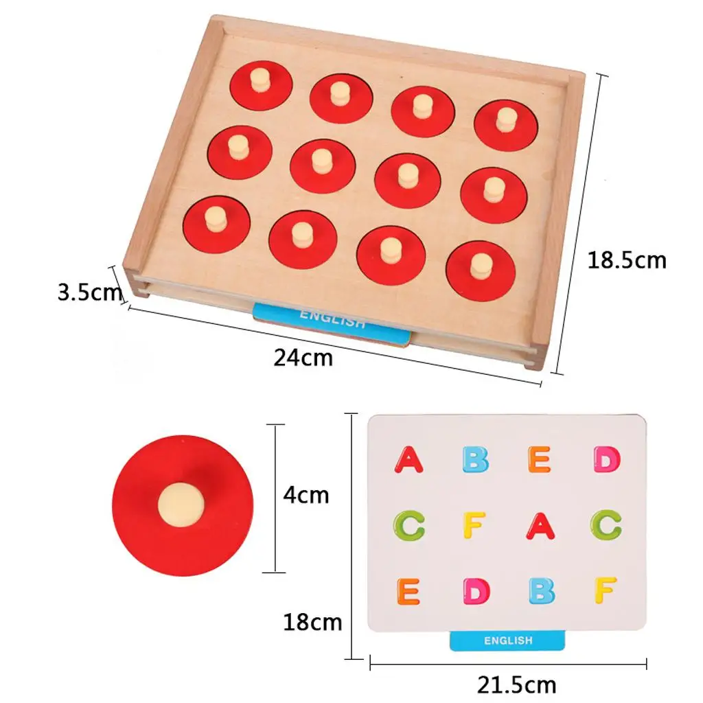 Fun Memory Game for Kids Game Board and 10 Sheets Matching Cards