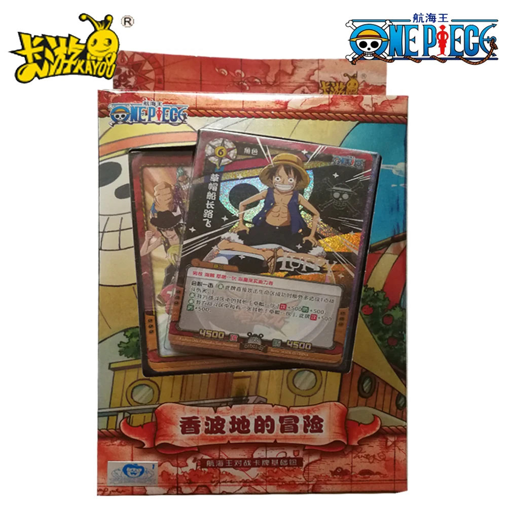 KAYOU One Piece Collection Cards for Children Popular Anime Character SABAODY  Adventure Game Trading Battle Box Card Toy Gift