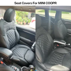 Custom Car Seat Covers For Mini Cooper R56 R55 F54 CLUBMAN R50 R53 HATCHBACK F55 F56 R57 F57 CABRIO R60 F60 COUNTRYMAN 2023 2022