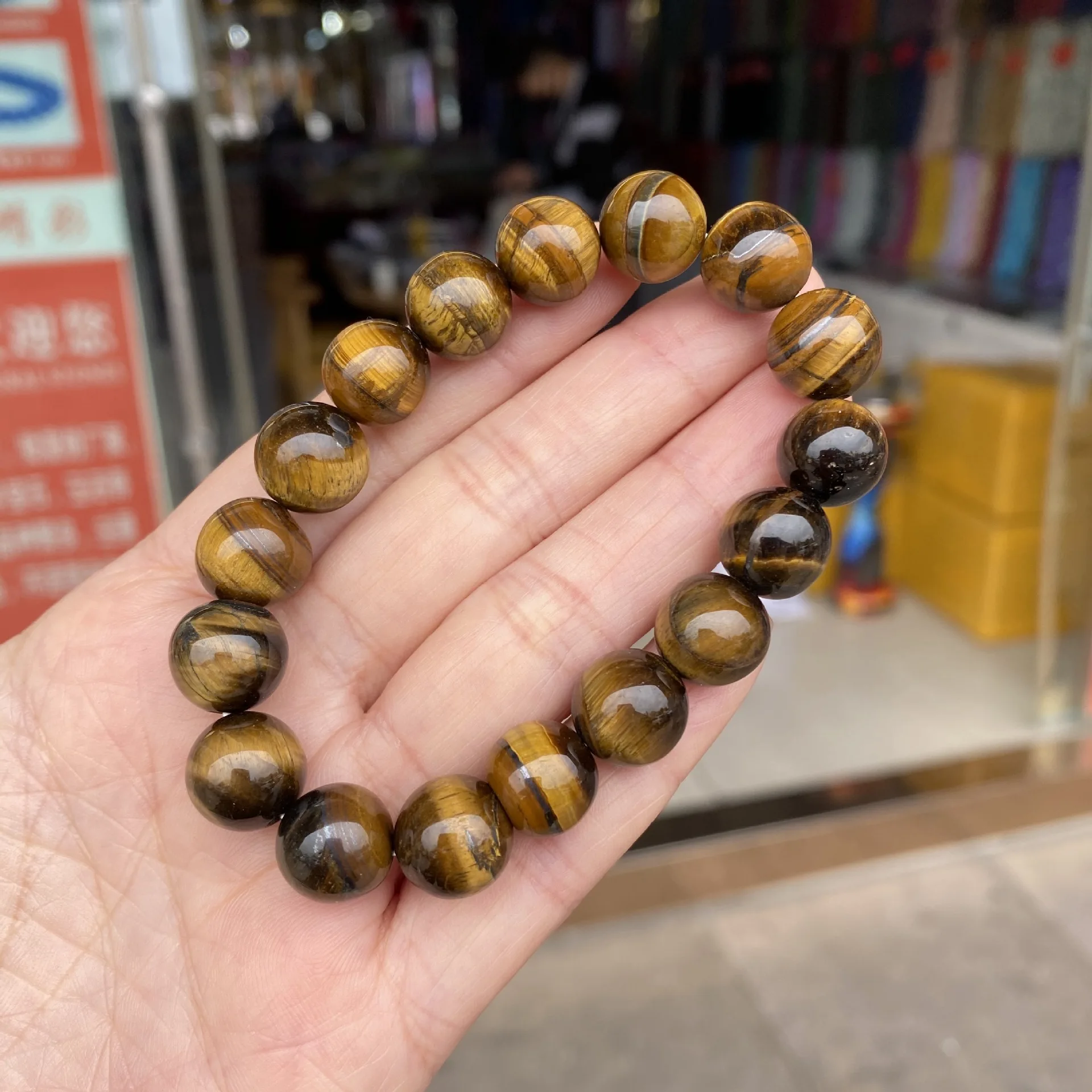 Natural Stone 6/8/10/12mm Beads Tiger Eye Bracelet Classic Men Women Buddha Bracelets Minimalist Yoga Healing Meditation Jewelry