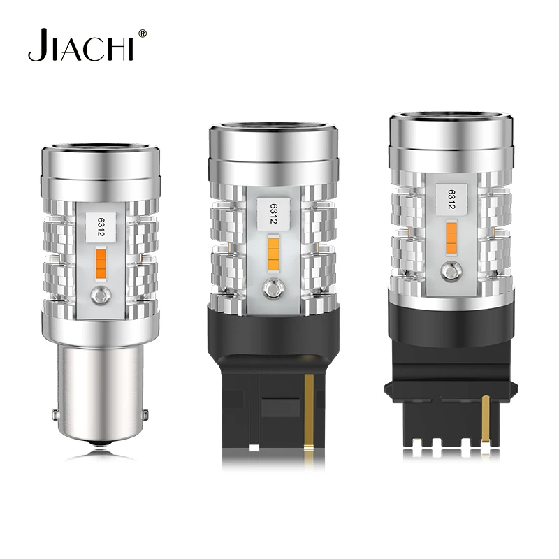 

Jiachi 2PCS 1156 BA15S Auto For Bulbs P21W Car Reversing Light P27W 3156 Backup Lamp W21W 7440 Brake Burner High Power 1860 Chip