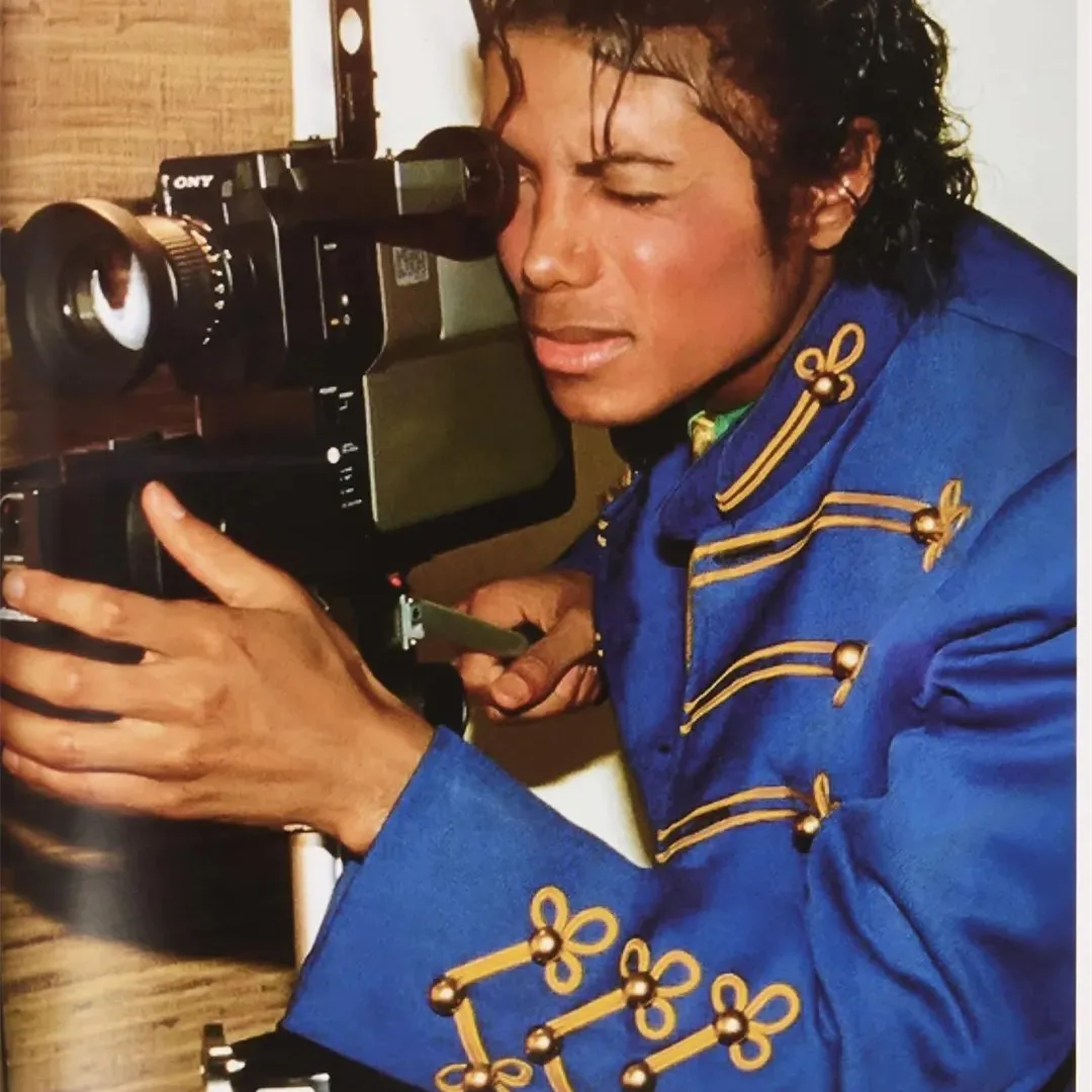 Michael Costumes Jackson Bule Personal Jacket During 1986