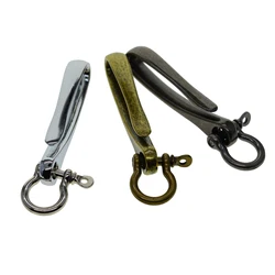 U Fish hook fishhook keychain shackle keyring EDC DIY
