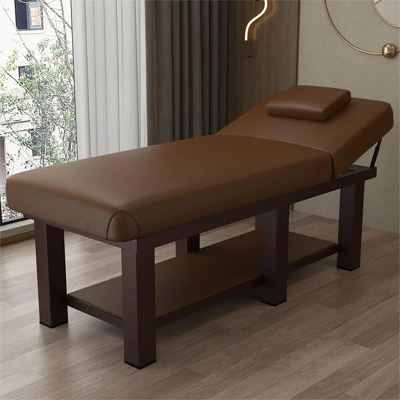 Foldable Wooden Bed Lounger Spa Aesthetic Stretcher Tattoo Chairs Massage Full Body Portatil Camas Massage Furniture