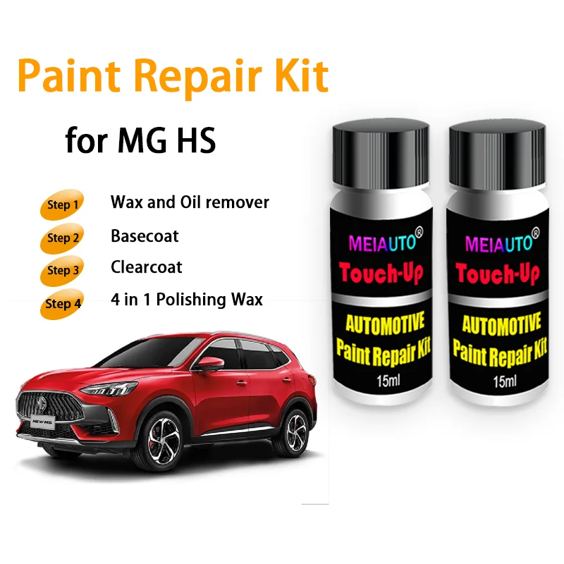 Kit de reparación de pintura de coche para MG HS, removedor de arañazos de pintura de retoque, accesorios para el cuidado de la pintura automotriz