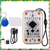 3C Electron Chameleon Ultra RFID Smart Chip Reader +T5577 Keychain+2XUID Card Smart Emulator IC ID Card Decode NFC Read Writer,C