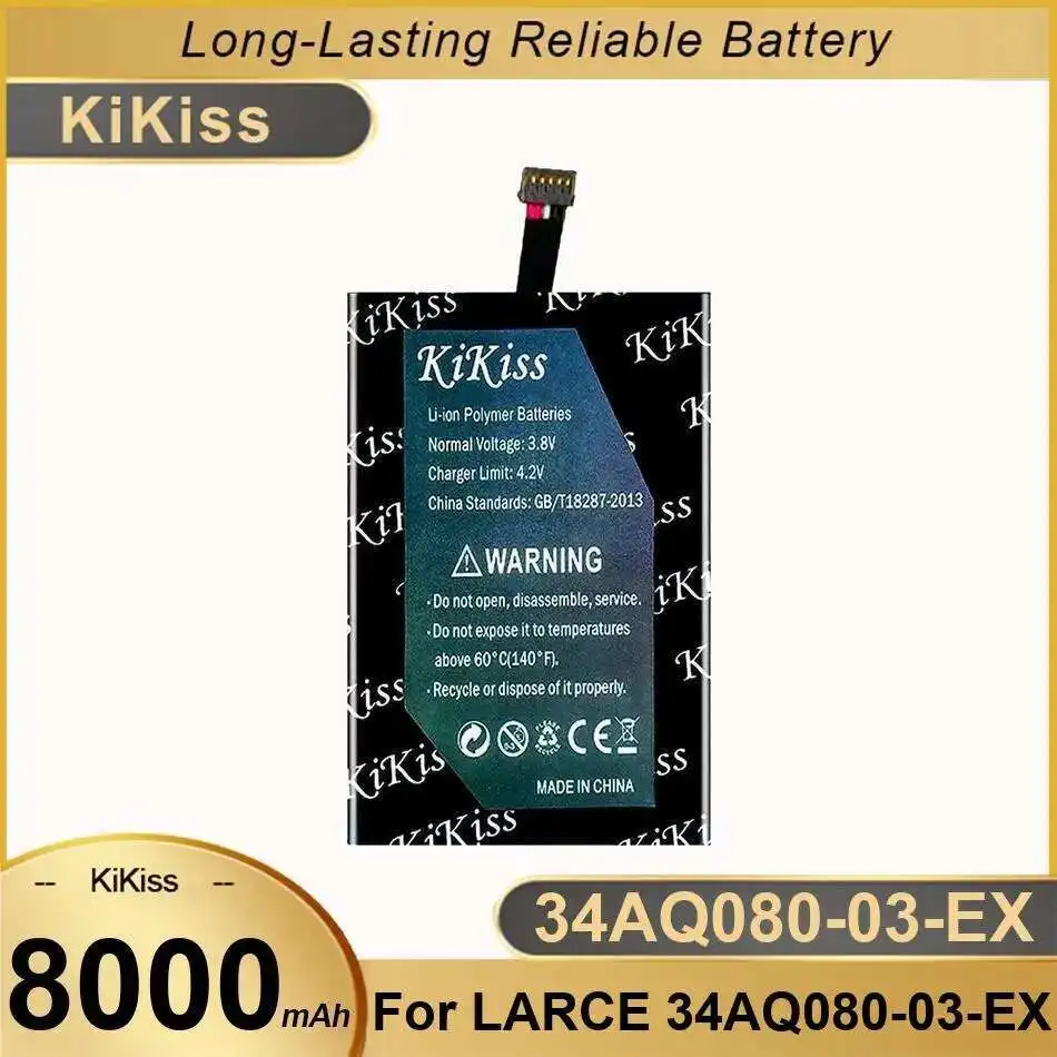 

8000Mah For Larce 34AQ080-03-EX Product OF Undefined Type Battery Good Low-Temperature Performance