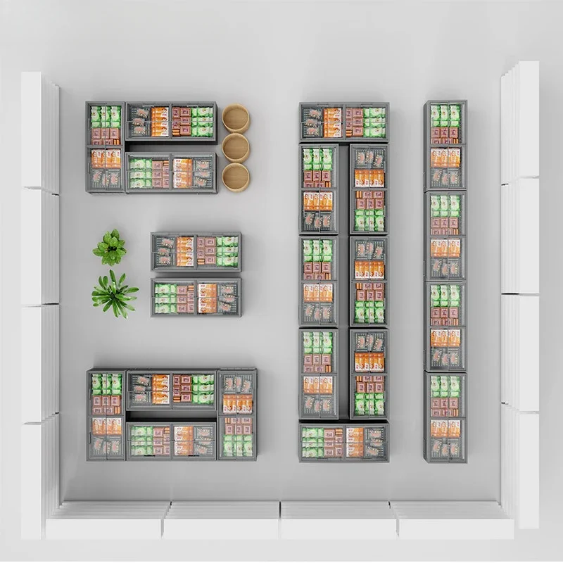 110V High Quality Refrigeration Equipment Freezer Console Fresh Dessert Shop Work Mini Chest Freezer