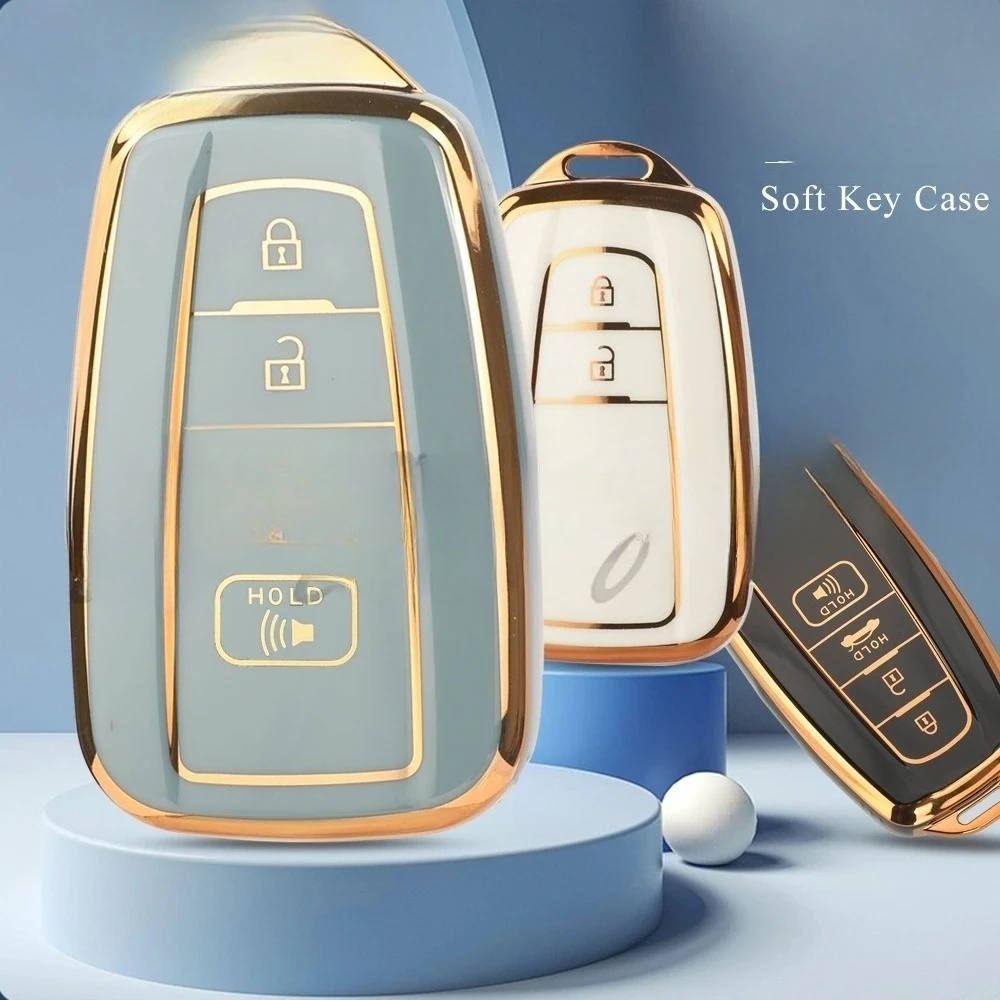 

Car Remote Key Case Cover Fob For Toyota Camry Corolla Highlander Prius Land Cruiser Prado 4 Buttons