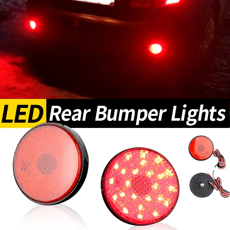 2pcs LED 3rd Rear Bumper Light for Toyota Corolla Sienna iQ, for Scion iQ xB, for Nissan Qashqai Dualis Juke X-Trail Pathfinder