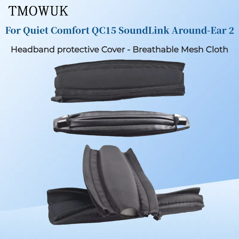

For Quiet Comfort QC15 SoundLink Around-Ear 2 Top Replacement Leather Sponge Headphone Cover Headband Cushion Pads