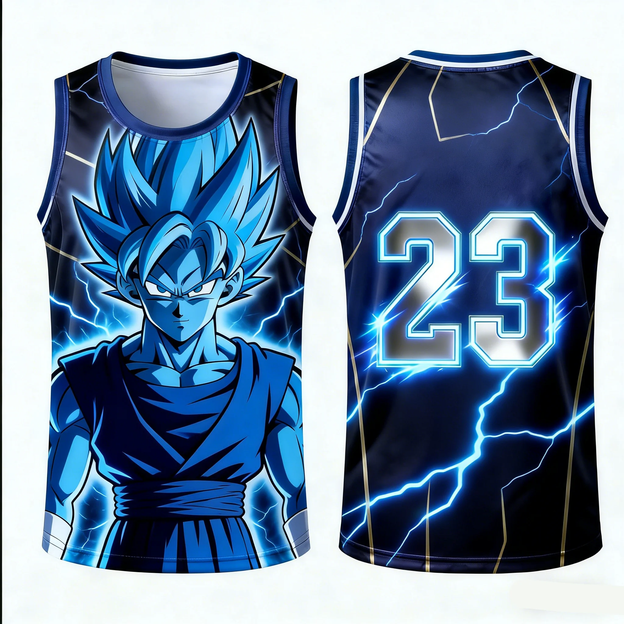 

26 New Dragon Ball Z Beta Special Edition Basketball Sweatshirt Adult Men's Basketball Sports Vest Children's Special Sweatshirt