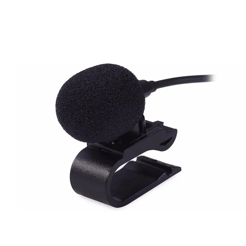 Bosion Professionals Car Audio Microphone 3.5mm Jack Plug Mic Stereo Mini Wired External Microphone for Auto DVD Radio 3m Long