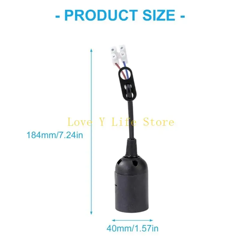 L74C Standard E27 Adattatore Light Adapter Struttura Serro ristrutturazione con cavo con cavo