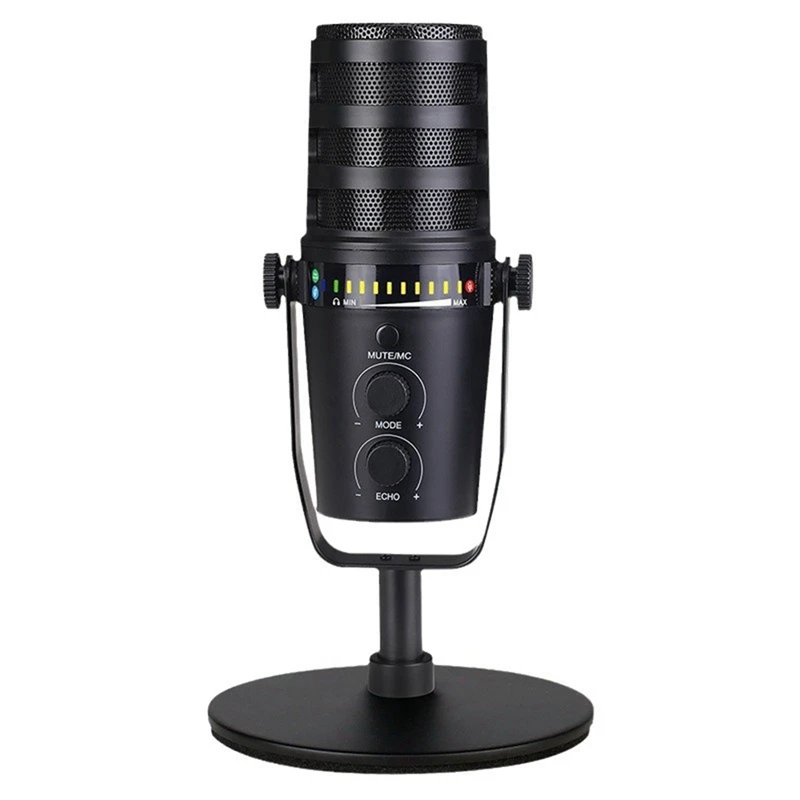 ABAC-Metal USB/XLR Dynamic Wired Microphone MIC MV7 Microphone For Podcasting Recording Live Streaming Gaming