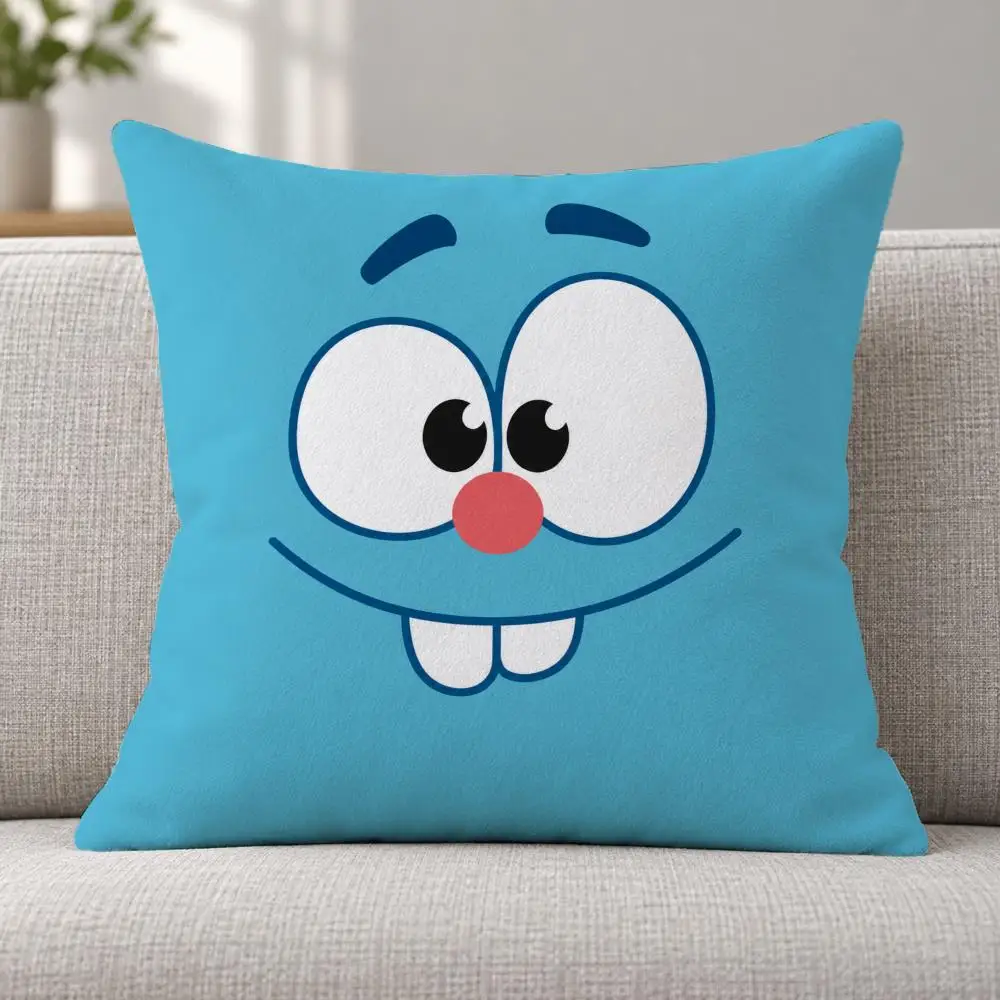 Cartoon Russian S-Smeshariki Cushion Cover Soft Plush Decorative Sofa Bedroom Living Room Car Dorm Home Decor Gift