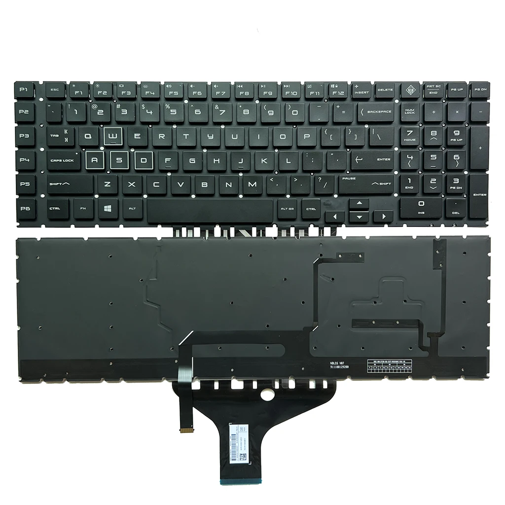 Imagem -02 - Teclado Retroiluminado para hp Omen 17-cb Eua Rgb 17-cb 17-cb1000 17 -- Cb0003xx Cb0006xx Cb0006ng 17-cb0030nr Cb0050nr Cb0090nr Cb1070nr