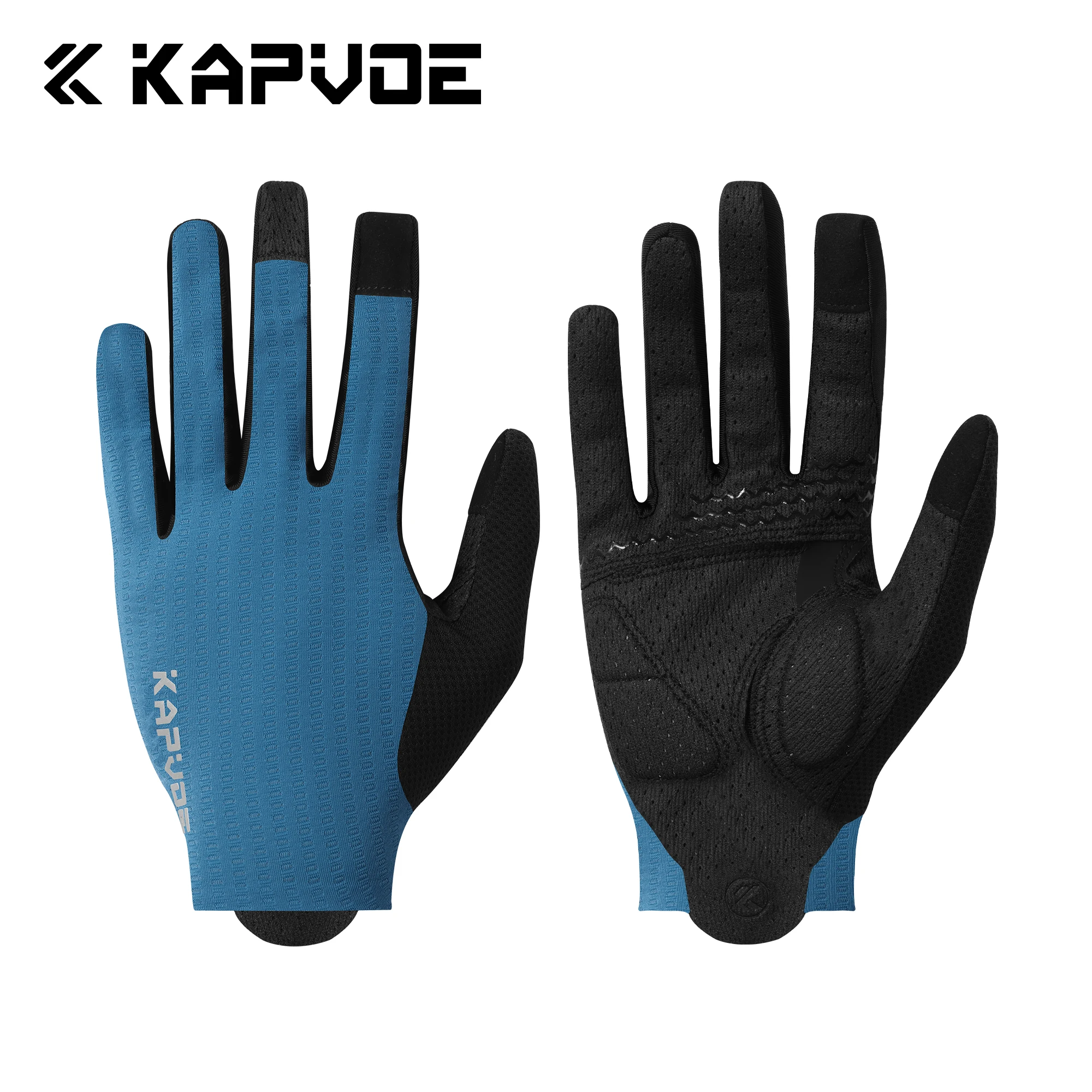 Kapvoe New Professional Horse Riding Gloves Cycling Gloves Full Finger Touch Screen Sports Motocross Ski Bike Breathable Gloves