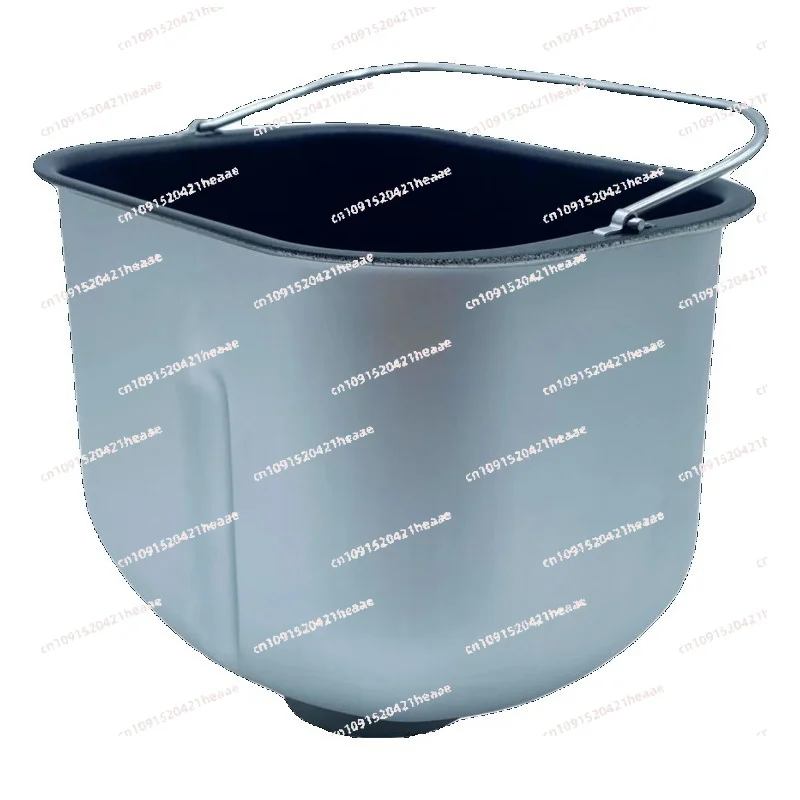 Suitable for Apply To Household Bread Machine Liner Bucket Mixing Bread Bucket Accessories Black Non-stick Coating