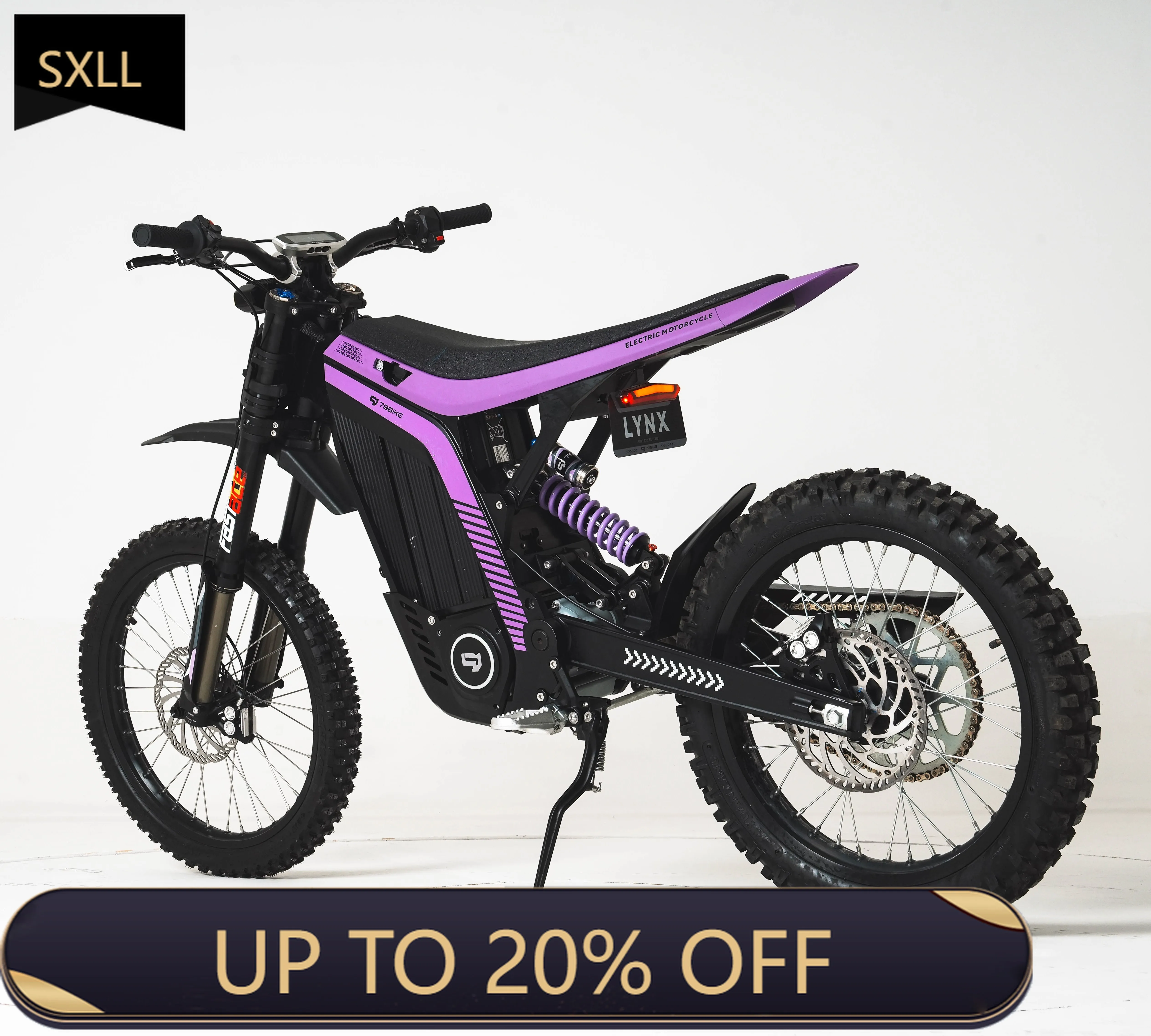 

SXLL 10KW maximum power high speed 85km/h electric motorcycle 72V electric off-road vehicle adult off-road motorc