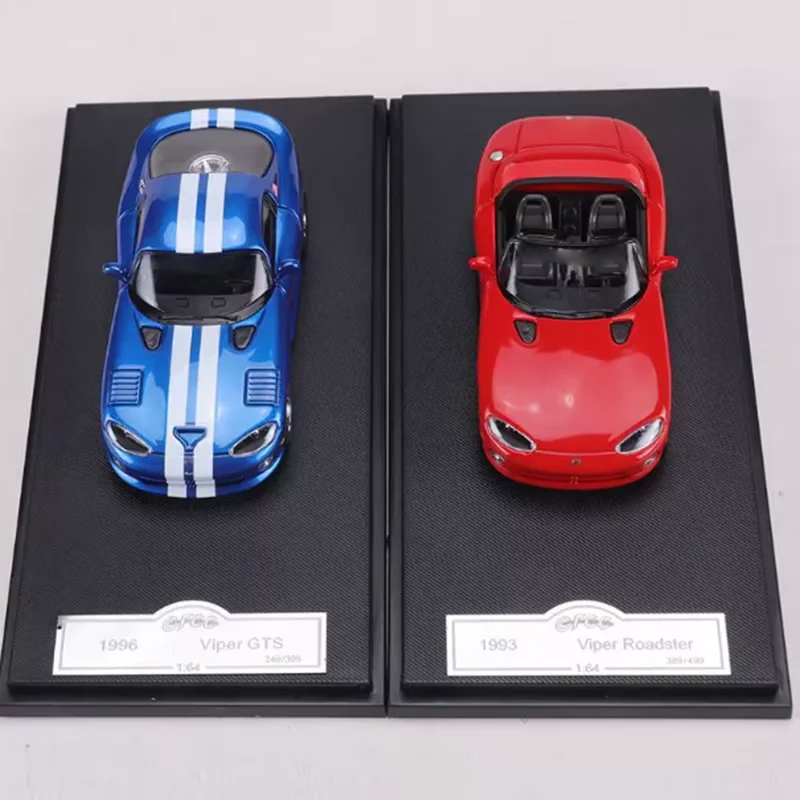 GFCC 1:64 Scale 1993 Viper Convertible/Hard top Alloy Car Model Static Collection Decorated Holiday Toys Souvenir Gift