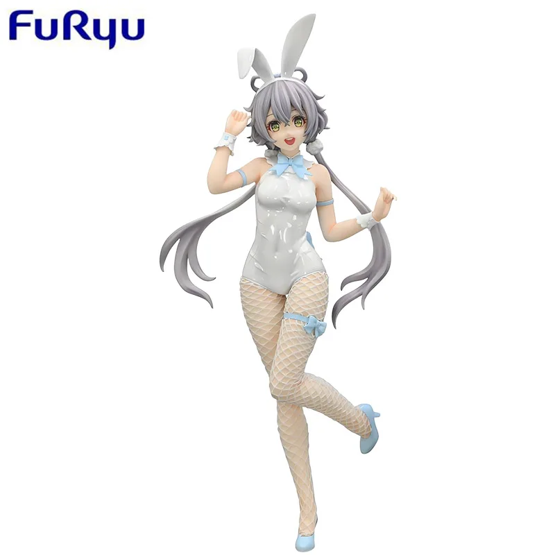 

В наличии оригинальные кролики FuRyu BiCute Luo Tianyi, экшн-фигурка кролика для девочек, 28 см, модель украшения, аниме, коллекционные игрушки, орнамент