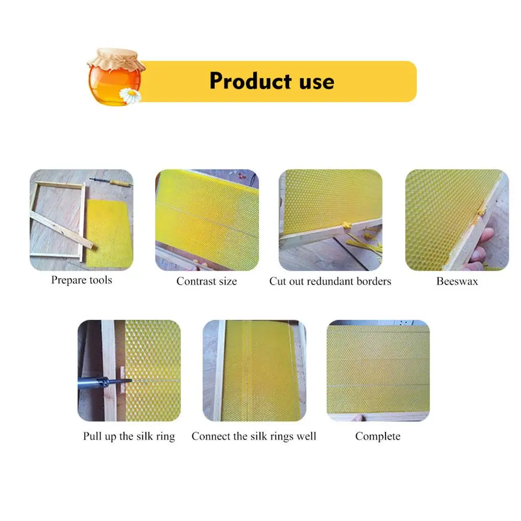 실외용 벌집 유선 왁스, 벌집 왁스 시트