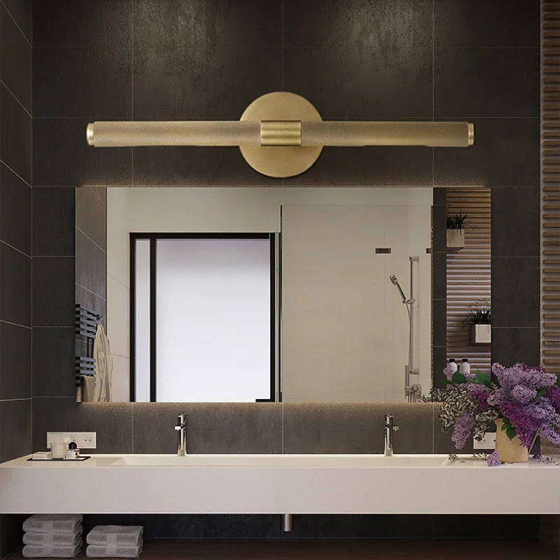 Modern Bathroom Wall Light LED Vintage Mirror Front Light Bedroom Room Mirror Cabinet Light