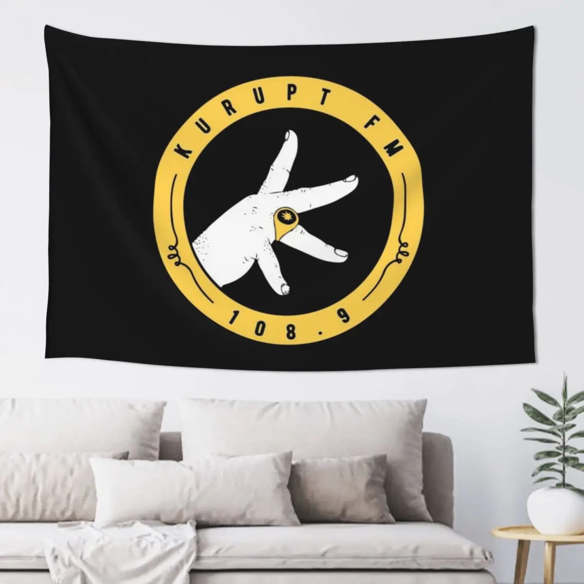 

KURUPTFM, KURUPT FM 108.9 Tapestry Luxury Living Room Decoration Wall Coverings Decorative Wall Murals Tapestry