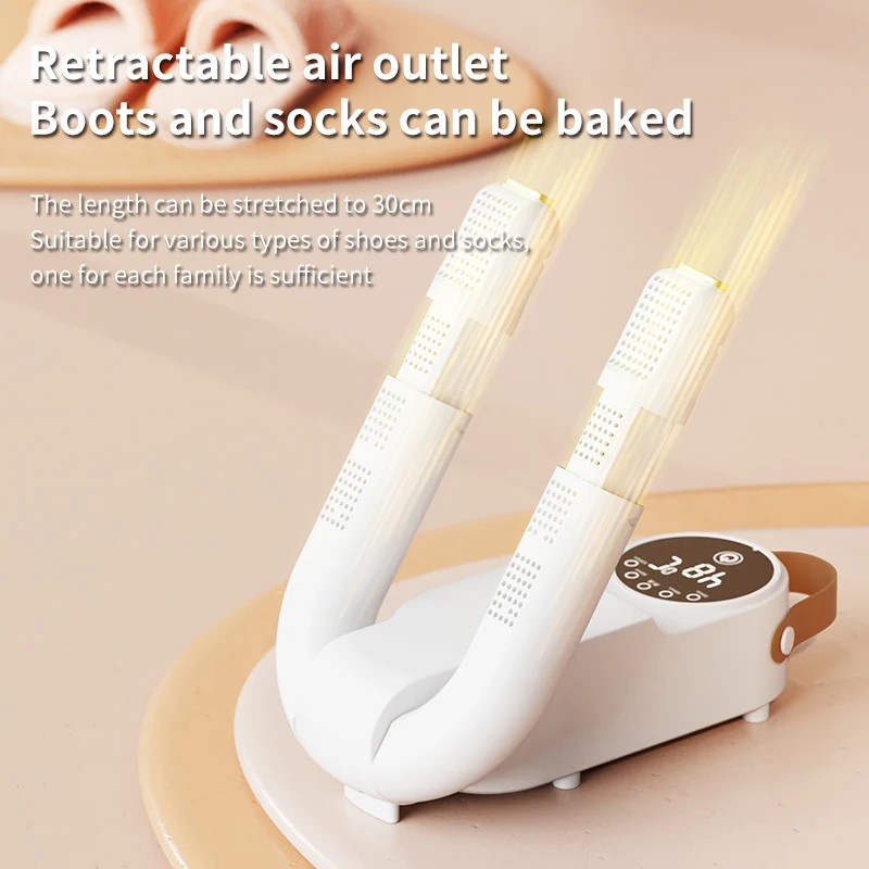 2025 New Intelligent Timer Shoe Dryer New Boot Warmer Eliminate Odor Quick Drying Boot Deodorizer Multi-functional Socks Dryers