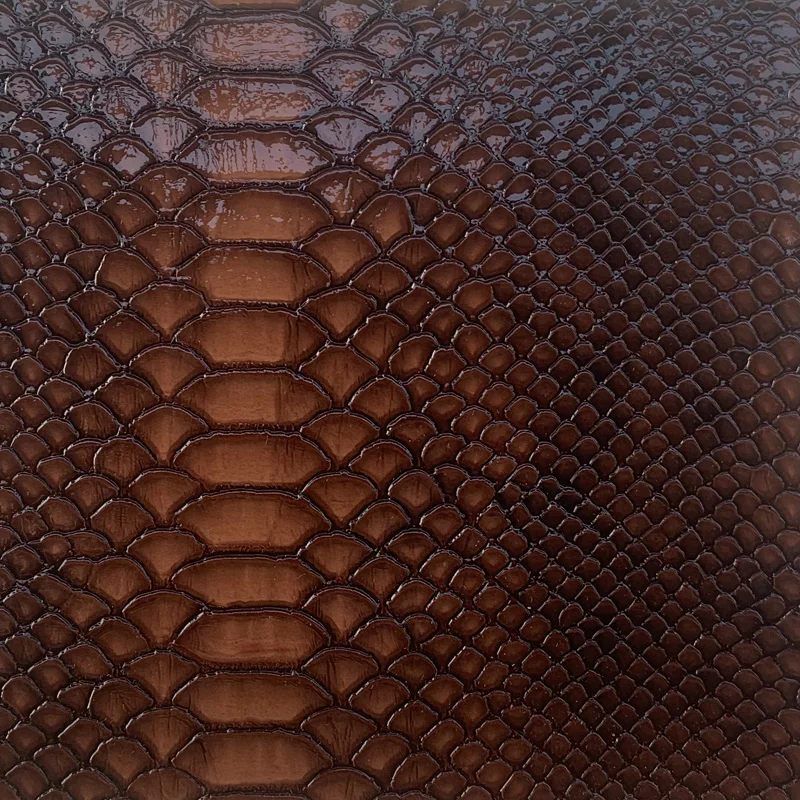 

Искусственная кожа под змеиную кожу, глянцевая, из синтетического полиуретана