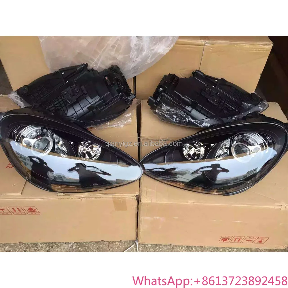 For Porsche Cayenne Automotive Headlights 2014 Steering Headlight Xenon HD Matrix Laser Headlight Real Second Hand Lighthouse